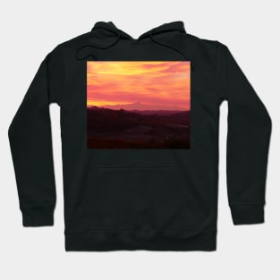 Sunset mountain Hoodie